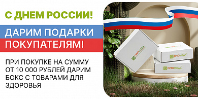 С Днем России! Дарим подарки покупателям!